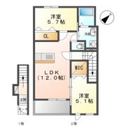 （仮称）中山2丁目新築アパートの間取り画像