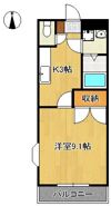 ハイグレイスの間取り画像