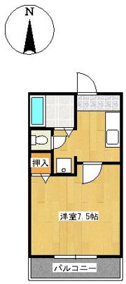 メゾンパルの間取り画像