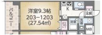 フォレストグレイス滝井駅前Ⅰの間取り画像