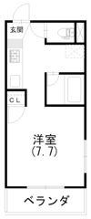 クリエイトダイアナⅡの間取り画像