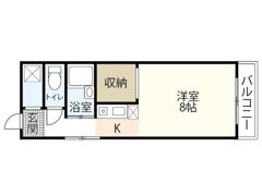 MKビル十日市（旧：BAUHAUS十日市）の間取り画像