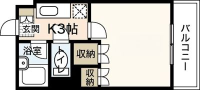 FKビルの間取り画像