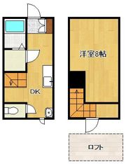 NANA THE STYLE A棟の間取り画像