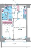 GENOVIA南千住Ⅵskygardenの間取り画像