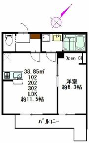 アルバ北久里浜の間取り画像