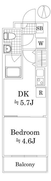 ラフィスタ鷺ノ宮の間取り画像