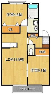 エトワールIIの間取り画像