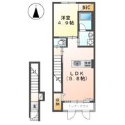エスポア森本Ⅰの間取り画像