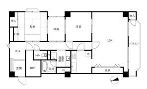 尾張町マンションの間取り画像
