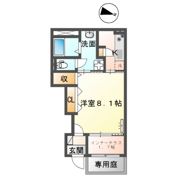 prendre黒髪の間取り画像