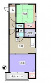 エーデル吉島西の間取り画像