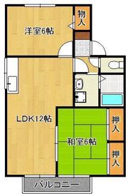 セゾンイチノセの間取り画像