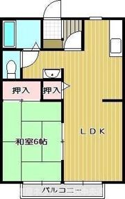 フジハイツの間取り画像