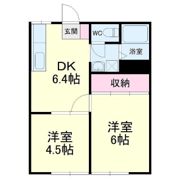 レイクハイツAの間取り画像