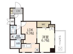 ベルハイツ1stの間取り画像