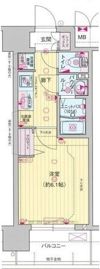 プレサンス難波デヴァンテの間取り画像