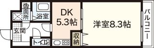 パシフィカコイン通りの間取り画像