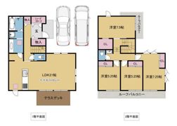 神木一丁目戸建の間取り画像
