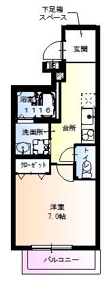 フジパレス柴島Ⅱ番館の間取り画像