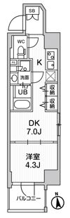 CREATIF秋葉原の間取り画像