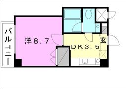 シャルマン道後の間取り画像