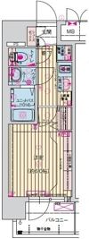 プレサンス桜川グロワールの間取り画像