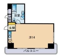 秀和警固レジデンスの間取り画像