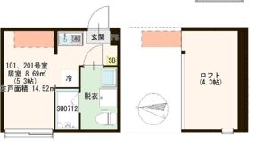 TerraceSaintHonoreの間取り画像