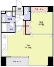 K-CRAFT UMEDA108の間取り画像