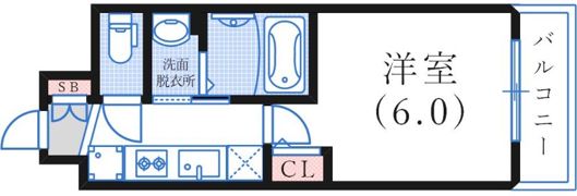 エステムコート神戸大倉山公園の間取り画像