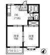 ハッピー早島の間取り画像