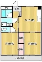 グレース犬山Ⅰの間取り画像