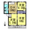 ハイツ大村 西館の間取り画像