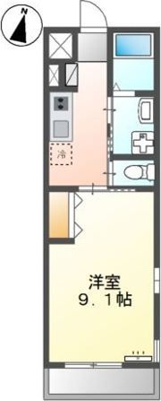 ルミナス西の土居の間取り画像