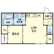 ステラ長嶺東の間取り画像