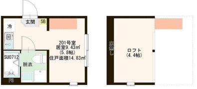 ハーモニーテラス北小岩ⅩⅩの間取り画像