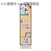 クレアージュ亥鼻の間取り画像