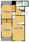 プレステージ木屋瀬の間取り画像