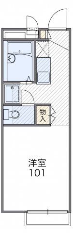 レオパレスエミール戸田Aの間取り画像