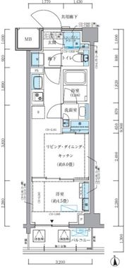 パークアクシス品川シーサイドの間取り画像