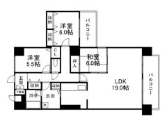 ライオンズマンション北鈴蘭台第2の間取り画像