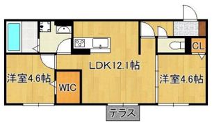 Claire courtの間取り画像