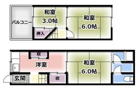 四條畷市米崎町テラスの間取り画像