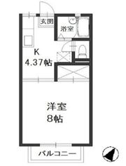 アンジェリーク松島の間取り画像
