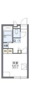 レオパレスコスモ京山の間取り画像