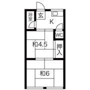 白菊荘の間取り画像