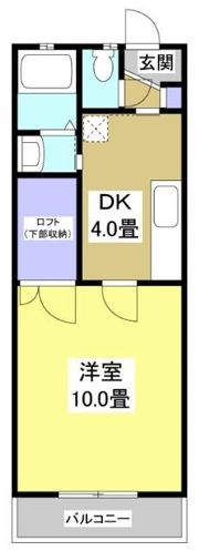 マイシティ若林の間取り画像