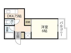 第1木本ビルの間取り画像