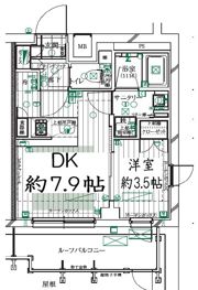 レガリス明大前の間取り画像